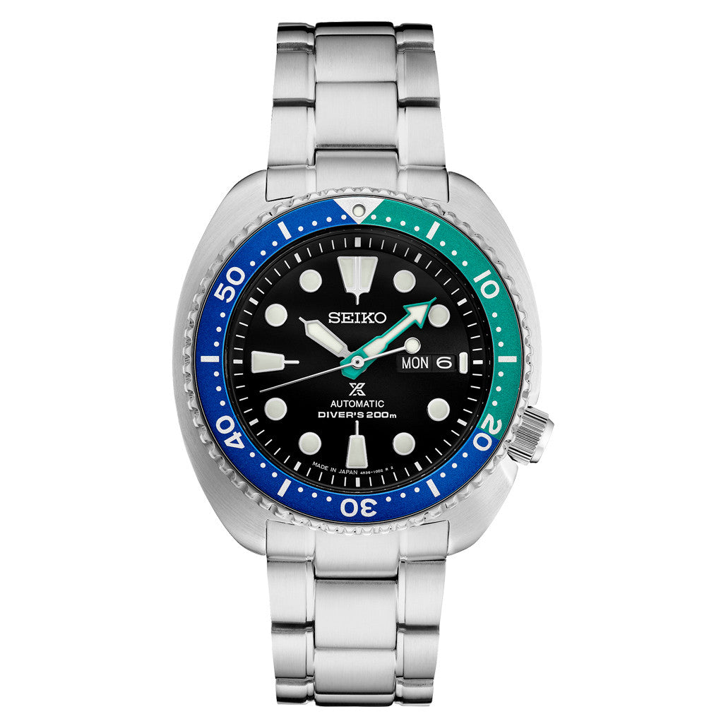 Seiko Prospex Tropical Lagoon Turtle Dive Watch #SRPJ35 — Long