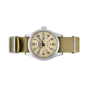 Seiko 5 Sports Automatic 36mm Watch with Beige Dial #SRPJ83 side