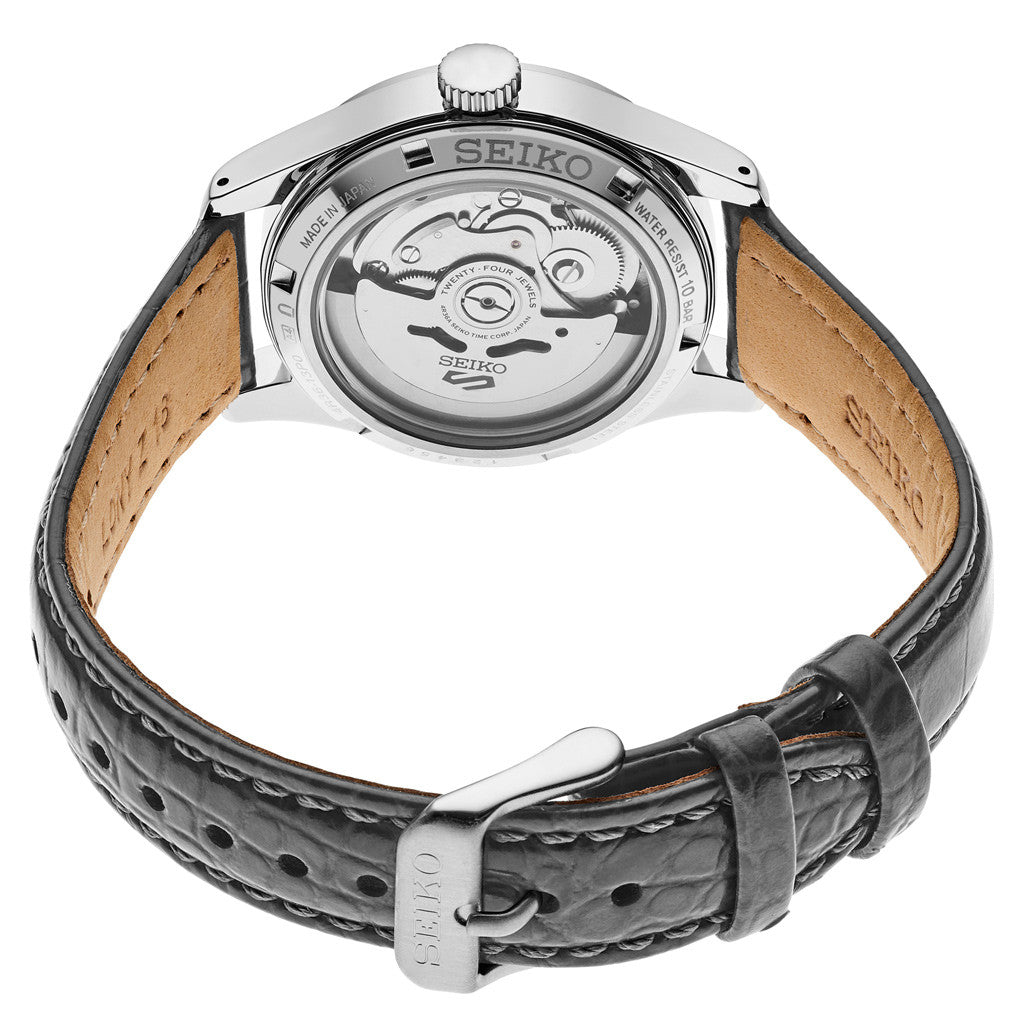 Seiko 5 Sports Automatic 36mm Watch with Silver Dial #SRPJ87