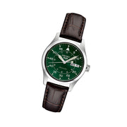 Seiko 5 Sports Automatic 36mm Watch with Green Dial #SRPJ89 tilt