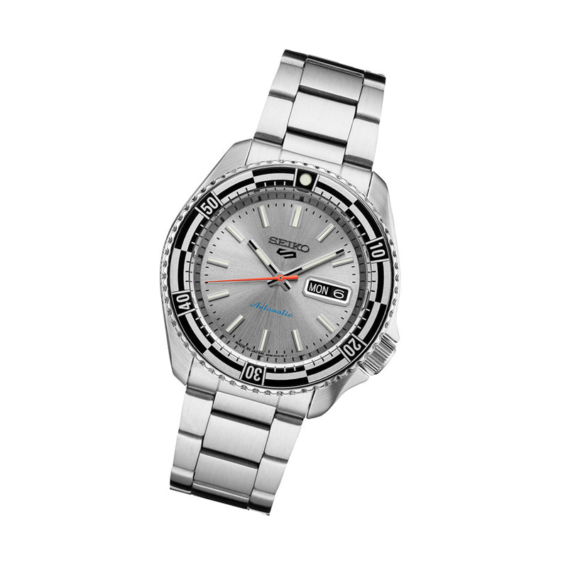 Seiko 5 Sports Special Edition Automatic Watch with Silver Dial #SRPK09