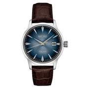 Seiko Presage "Cocktail Time" Automatic Blue Dial Dress Watch #SRPK15