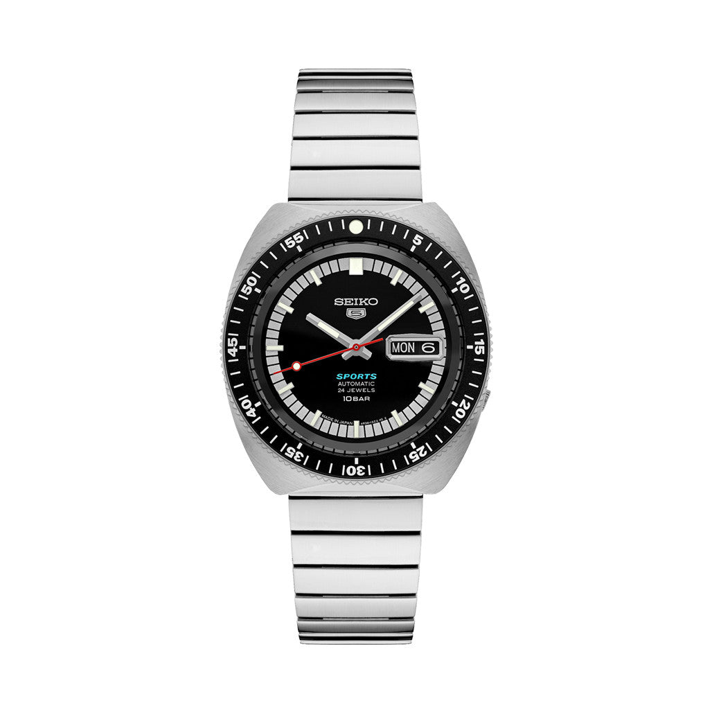 Seiko 5 Sports 55th Anniversary Limited Edition Watch with Black