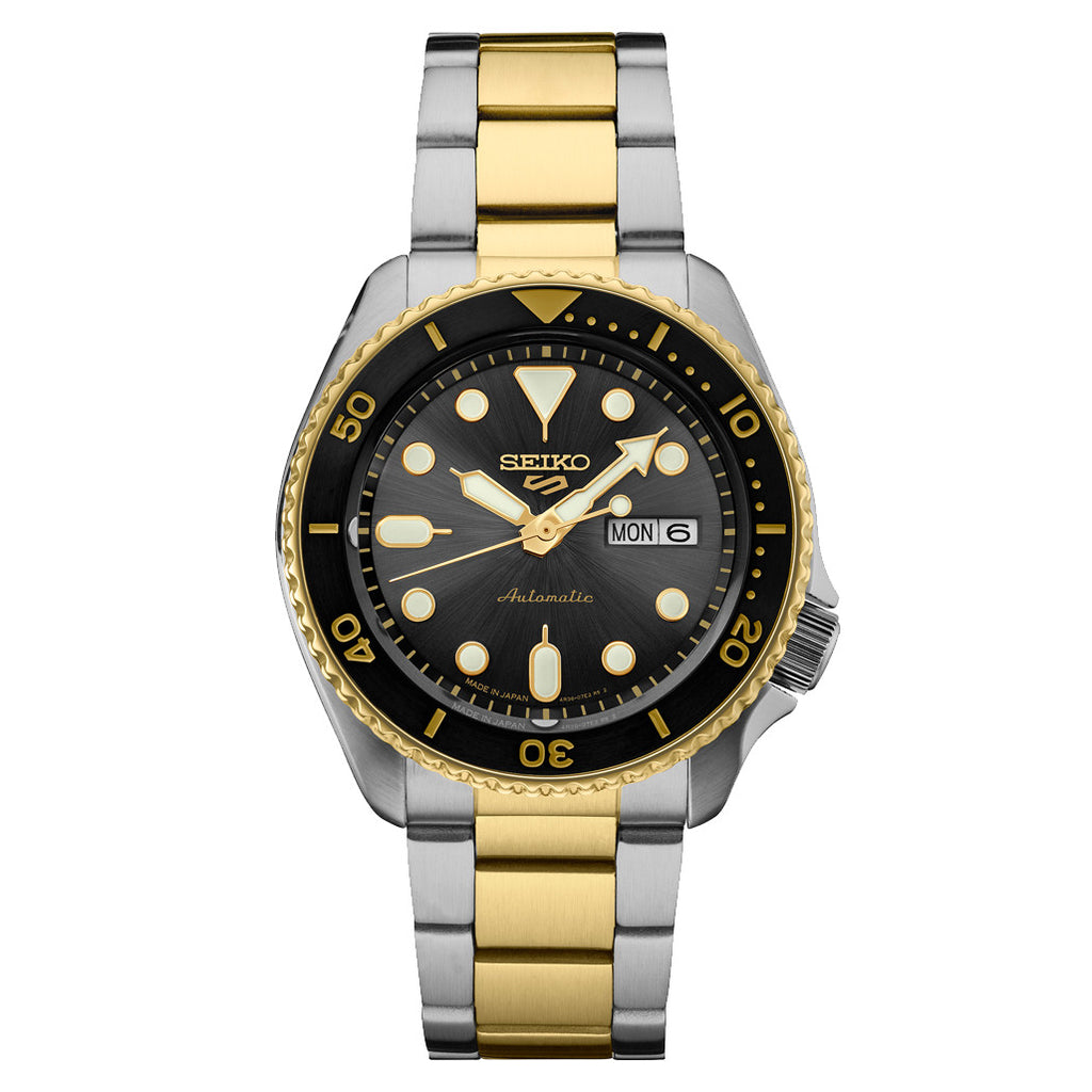 Seiko 5 Sports Automatic Watch with Charcoal Dial and Two  display picture 1