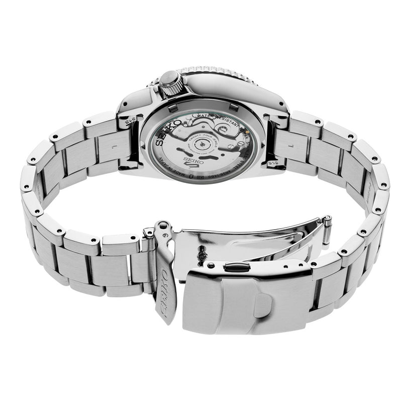 Seiko 5 Sports 38mm Automatic Watch with Black Dial #SRPK29 back