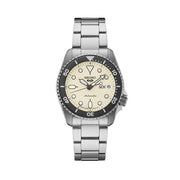 Seiko 5 Sports 38mm Automatic Watch with Light Beige Dial #SRPK31