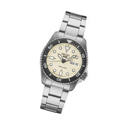 Seiko 5 Sports 38mm Automatic Watch with Light Beige Dial #SRPK31 tilt