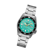 Seiko 5 Sports 38mm Automatic Watch with Vibrant Green Dial #SRPK33 tilt