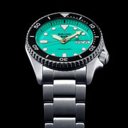 Seiko 5 Sports 38mm Automatic Watch with Vibrant Green Dial #SRPK33 lifestyle