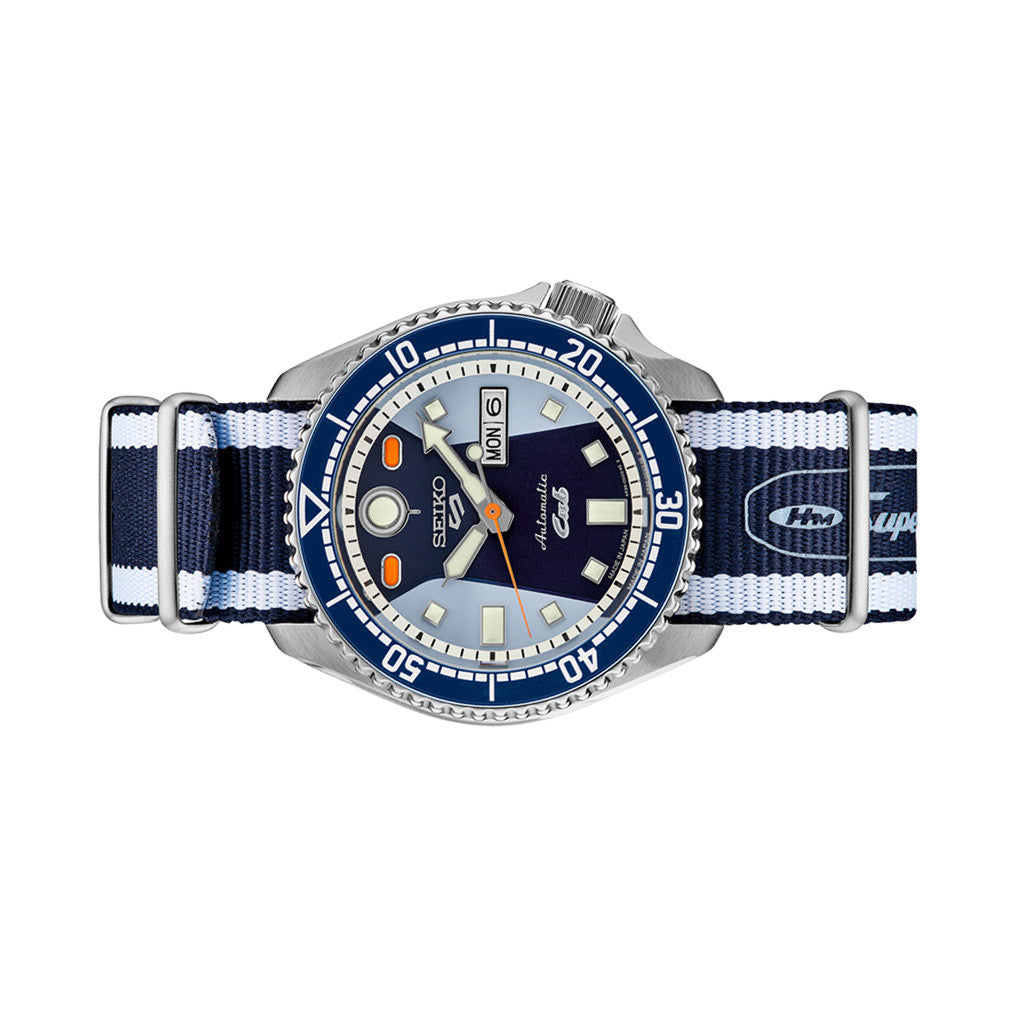 Seiko 5 Sports Honda Super Cub Ltd Edition Watch #SRPK37 — Long
