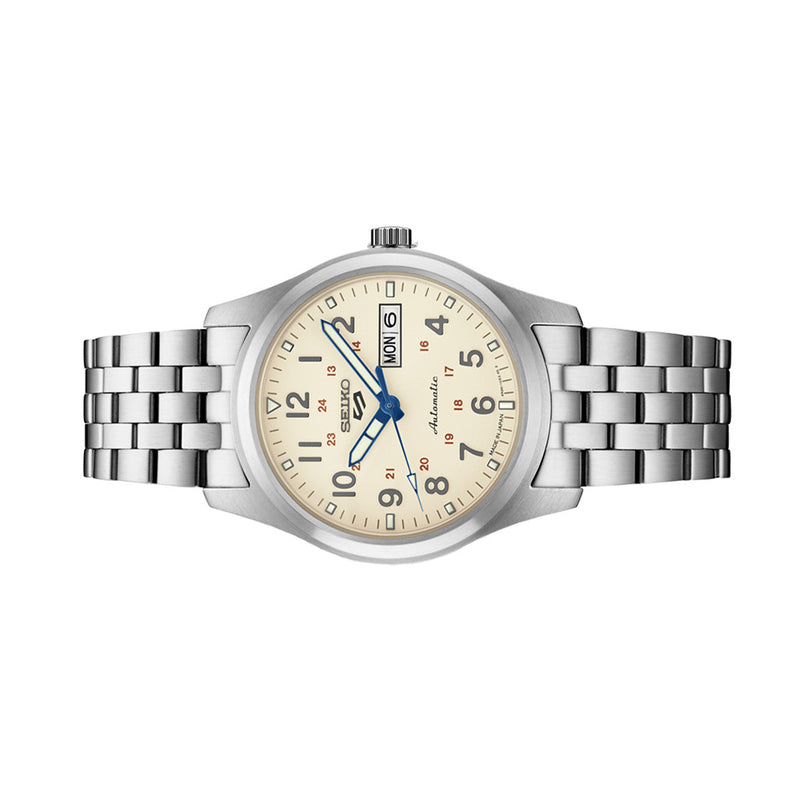 Seiko 5 Sports Field Watch 110th Anniversary Limited Edition wtih Cream Dial #SRPK41