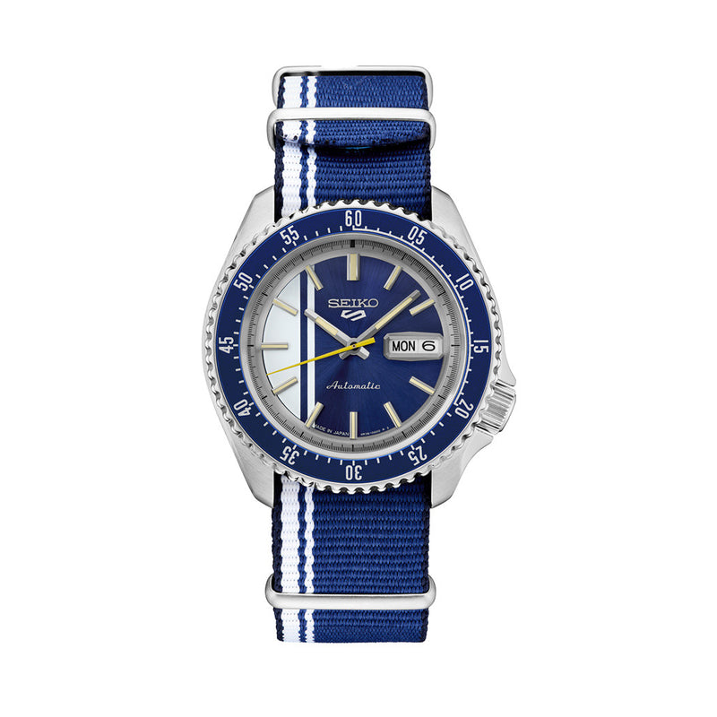 Seiko 5 Sports US Special Edition Automatic Dive Watch with Blue Dial #SRPK69