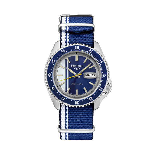 Seiko 5 Sports US Special Edition Automatic Dive Watch with Blue Dial #SRPK69
