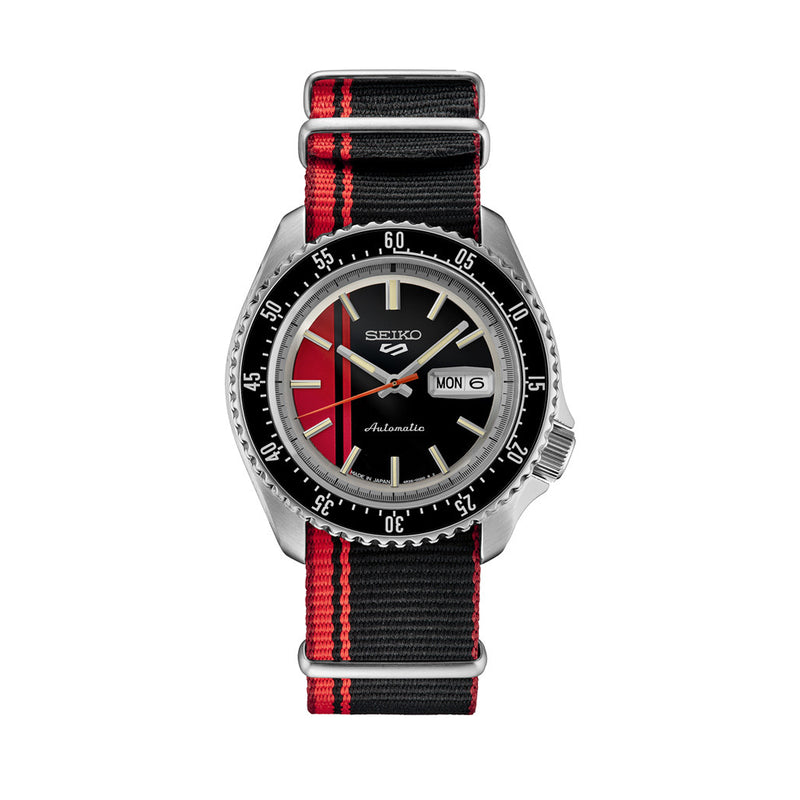 Seiko 5 Sports US Special Edition Automatic Dive Watch with Black Dial #SRPK71