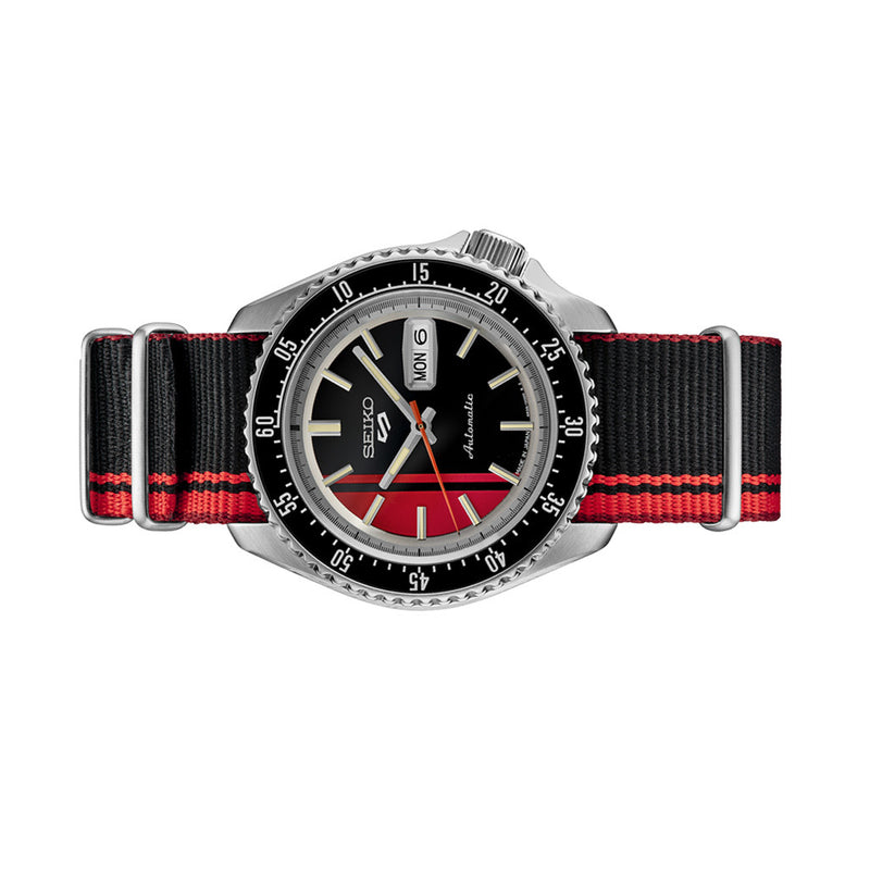 Seiko 5 Sports US Special Edition Automatic Dive Watch with Black Dial #SRPK71