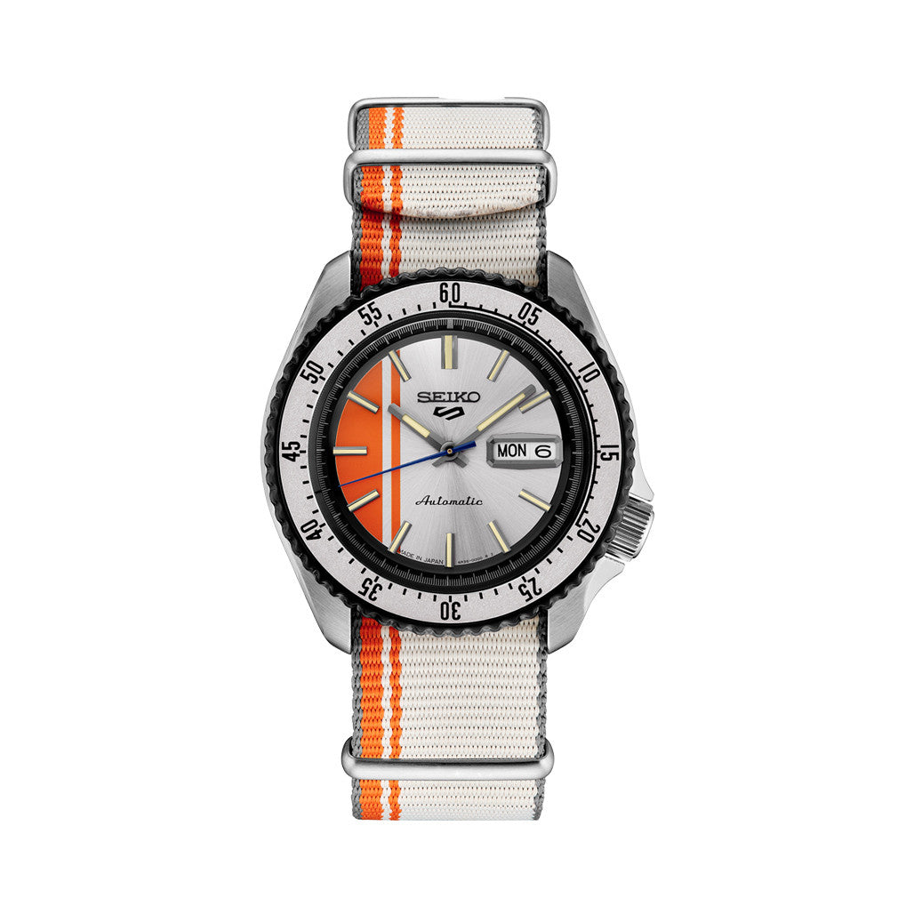 Seiko 5 Sports US Special Edition Automatic Dive Watch with Silver