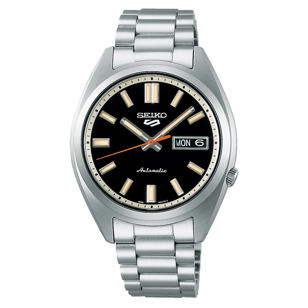 Seiko 5 SNXS Series Automatic Watch with Black Dial #SRPK89 — Long