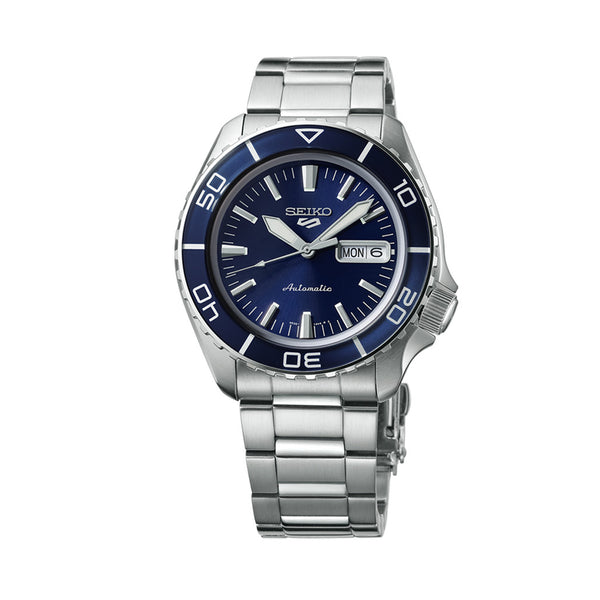 Seiko 5 Sports Automatic Dive Watch with Blue Dial #SRPK97
