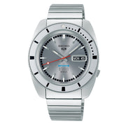 Seiko 5 Sports 38mm Automatic Watch with Silver Dial #SRPL03