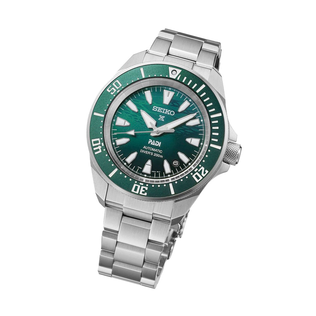 Seiko X PADI Prospex 42mm Samurai Emerald Green Diver #SRPL53