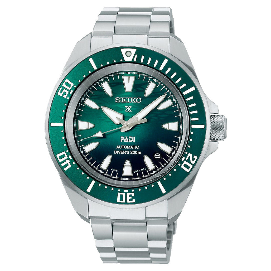 Seiko X PADI Prospex 42mm Samurai Emerald Green Diver #SRPL53