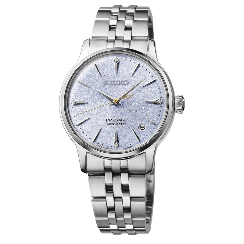 Seiko Presage 34mm Cocktail Time with Light Blue "Skydiving" Dial #SRPL61