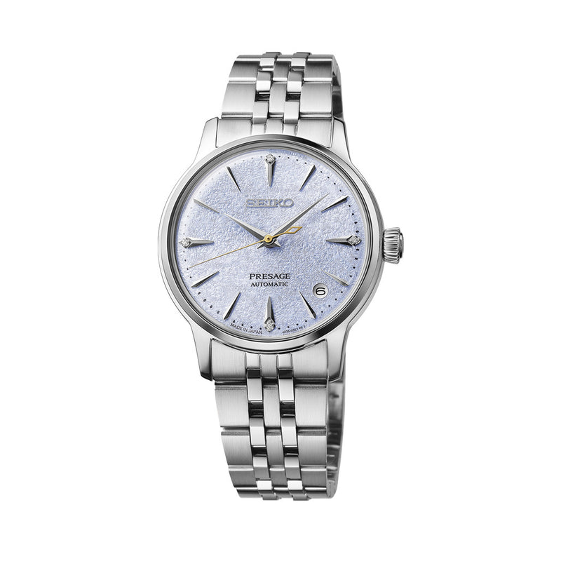 Seiko Presage 34mm Cocktail Time with Light Blue "Skydiving" Dial #SRPL61
