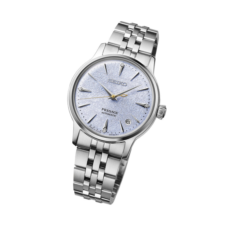 Seiko Presage 34mm Cocktail Time with Light Blue "Skydiving" Dial #SRPL61