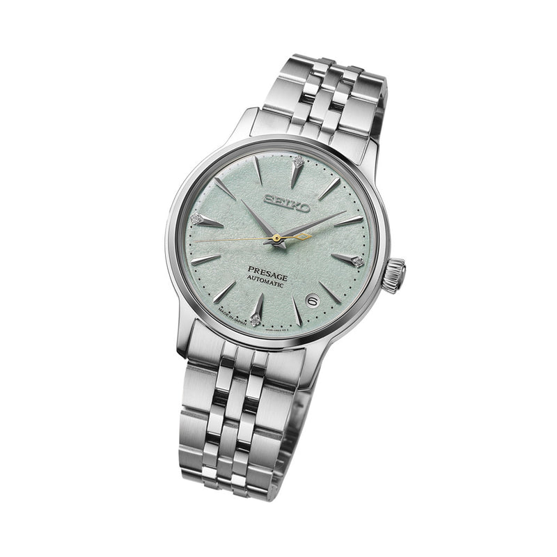 Seiko Presage 34mm Cocktail Time with Green Frozen Mojito Dial #SRPL63
