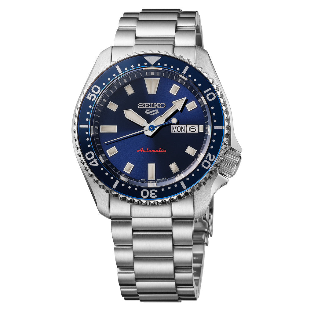 Seiko 5 Sports SKX Series with Blue Dial #SRPL83 — Long Island Watch