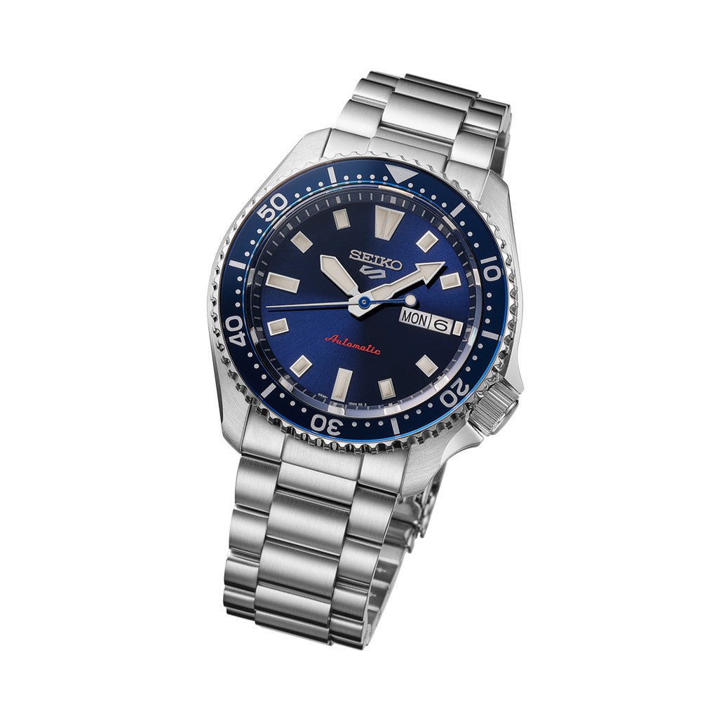 Seiko 5 Sports SKX Series with Blue Dial #SRPL83 — Long Island Watch