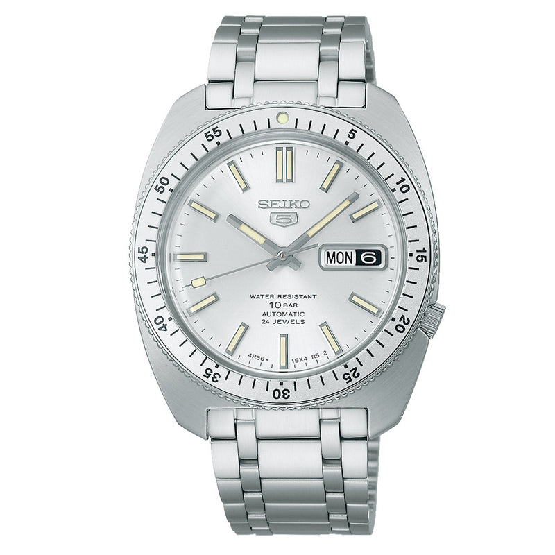 Seiko Limited Edition "Gene Kranz" Silver Dial Watch #SRPL91