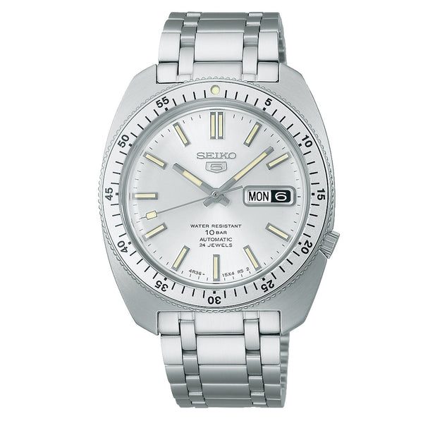 Seiko Limited Edition "Gene Kranz" Silver Dial Watch #SRPL91