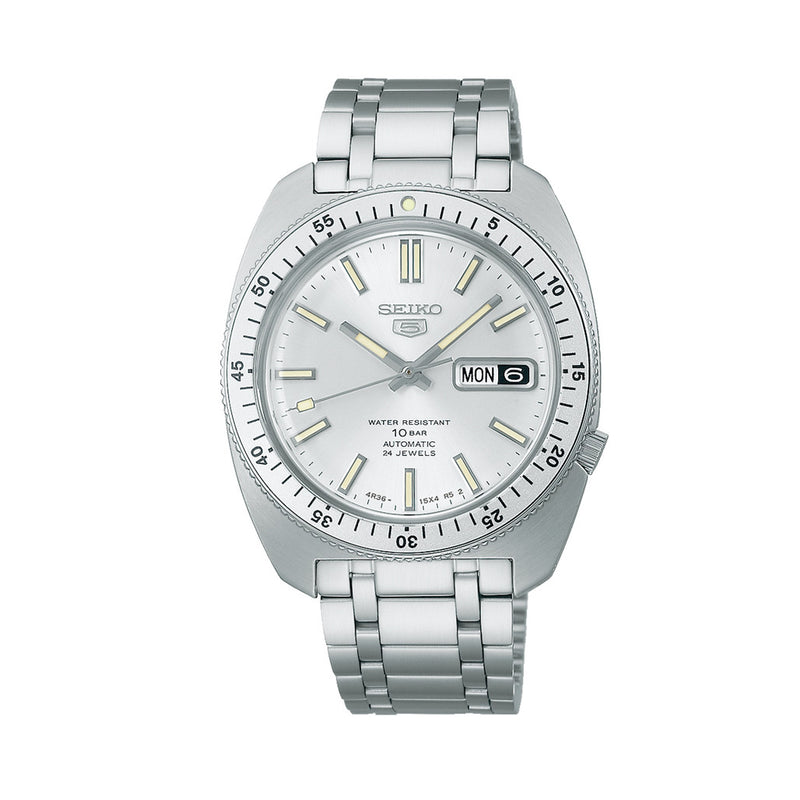 Seiko Limited Edition "Gene Kranz" Silver Dial Watch #SRPL91