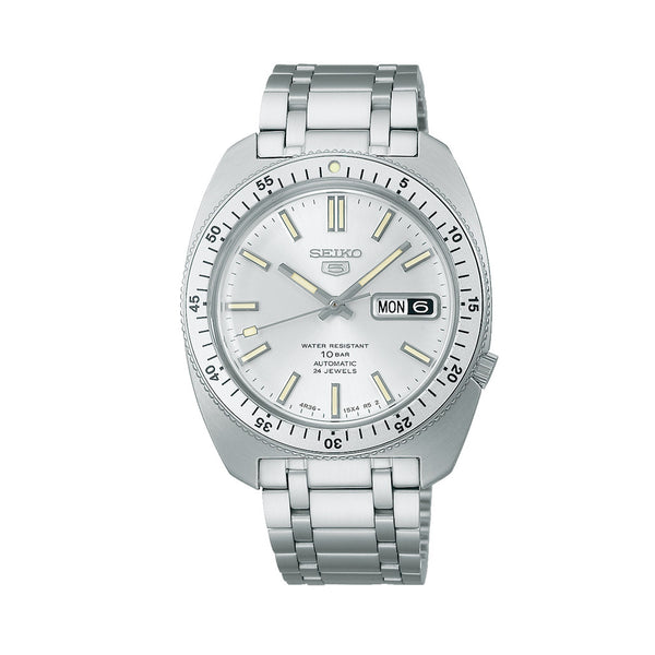 Seiko Limited Edition "Gene Kranz" Silver Dial Watch #SRPL91