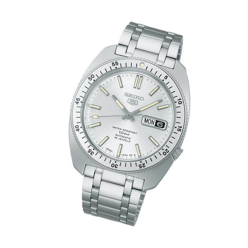Seiko Limited Edition "Gene Kranz" Silver Dial Watch #SRPL91