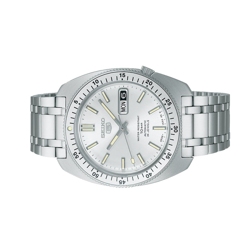 Seiko Limited Edition "Gene Kranz" Silver Dial Watch #SRPL91