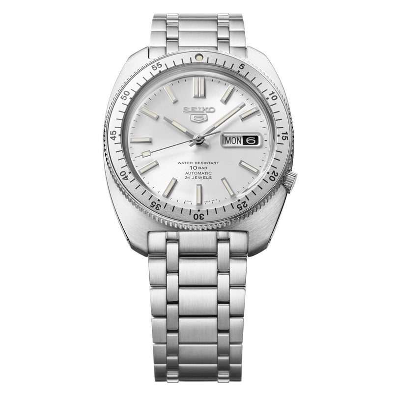 Seiko Limited Edition "Gene Kranz" Silver Dial Watch #SRPL91