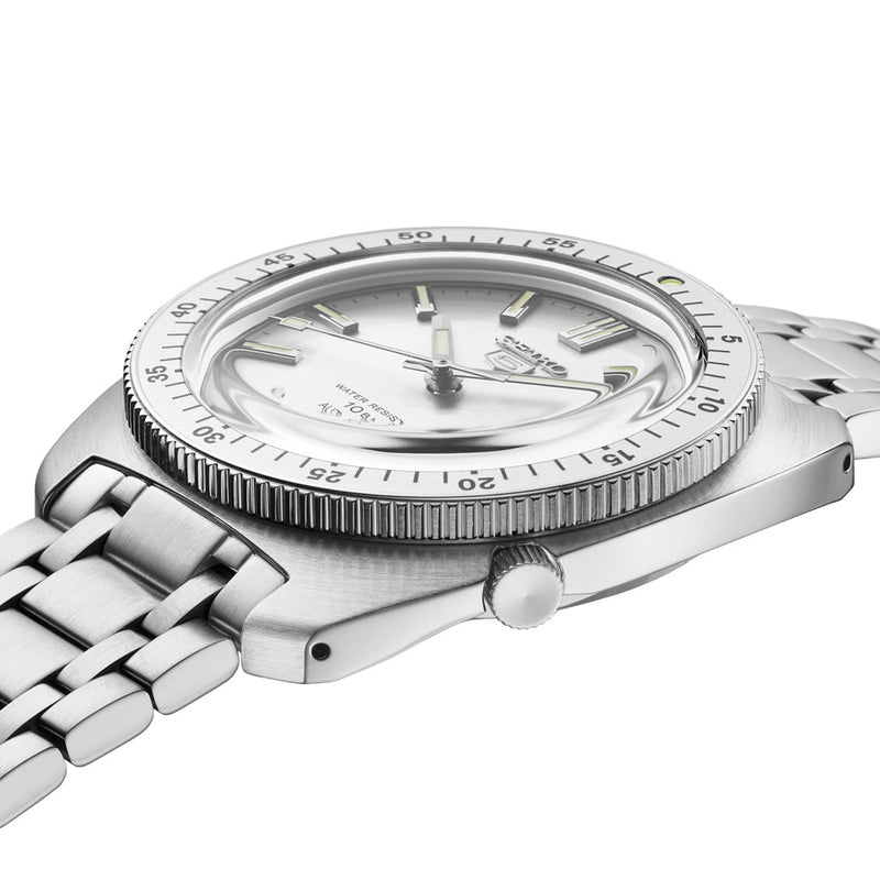 Seiko Limited Edition "Gene Kranz" Silver Dial Watch #SRPL91