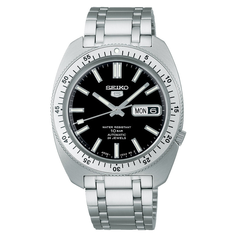 Seiko Limited Edition "Gene Kranz" Black Dial Watch #SRPL93