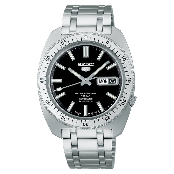 Seiko Limited Edition "Gene Kranz" Black Dial Watch #SRPL93