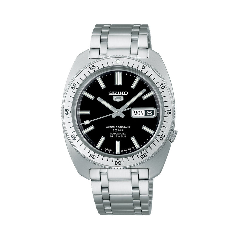 Seiko Limited Edition "Gene Kranz" Black Dial Watch #SRPL93