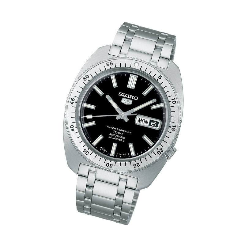 Seiko Limited Edition "Gene Kranz" Black Dial Watch #SRPL93