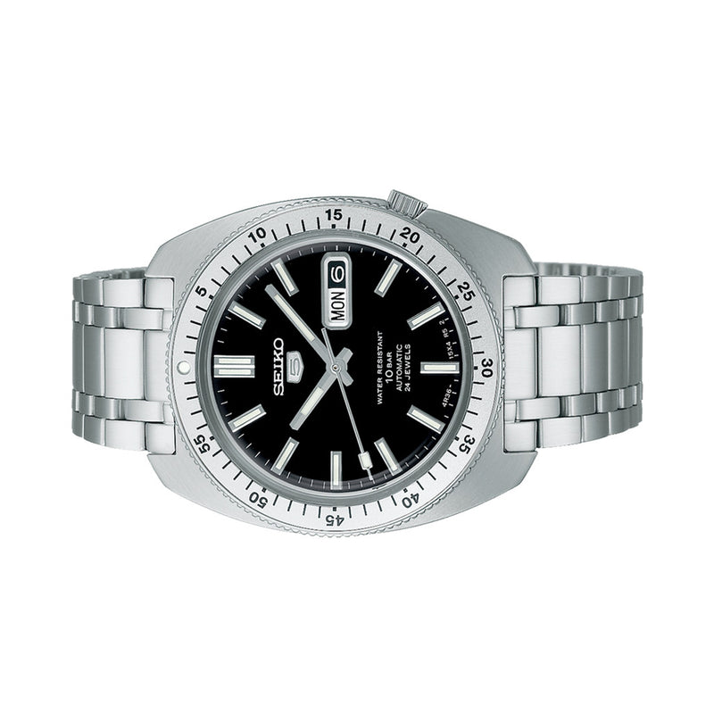 Seiko Limited Edition "Gene Kranz" Black Dial Watch #SRPL93