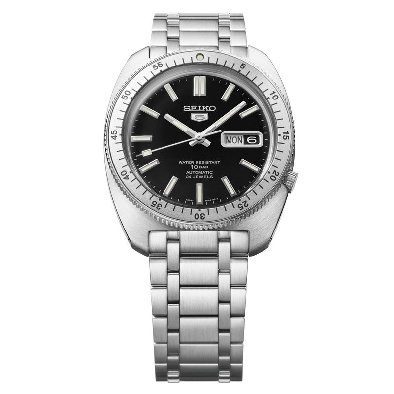 Seiko Limited Edition "Gene Kranz" Black Dial Watch #SRPL93