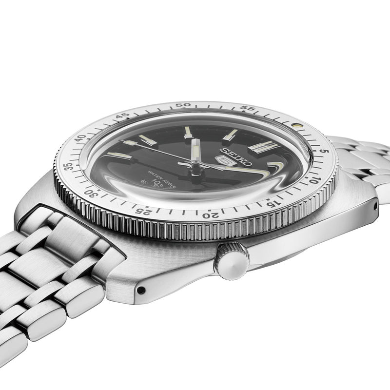 Seiko Limited Edition "Gene Kranz" Black Dial Watch #SRPL93