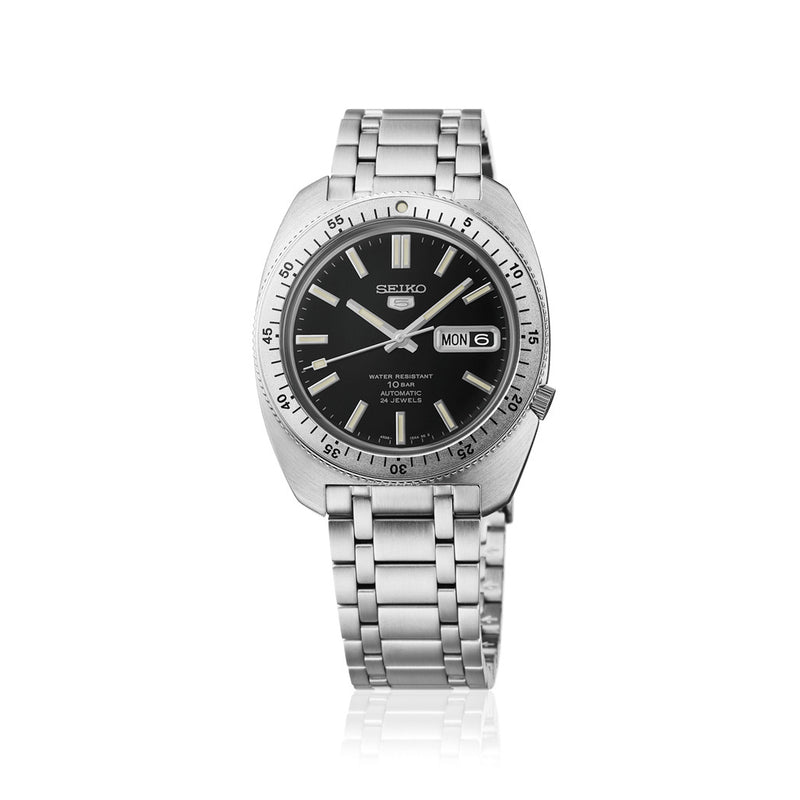 Seiko Limited Edition "Gene Kranz" Black Dial Watch #SRPL93