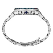 Seiko Coutura Quartz Chronograph with Sapphire Crystal and Blue Dial #SRWZ21 crown