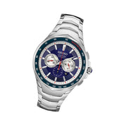 Seiko Coutura Quartz Chronograph with Sapphire Crystal and Blue Dial #SRWZ21 tilt