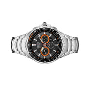 Seiko Coutura Quartz Chronograph with Sapphire Crystal and Orange Accents #SRWZ23 side